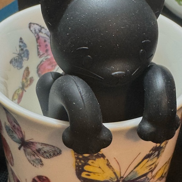 Cat Silicone Tea Infuser - Black - Picture 3 of 7
